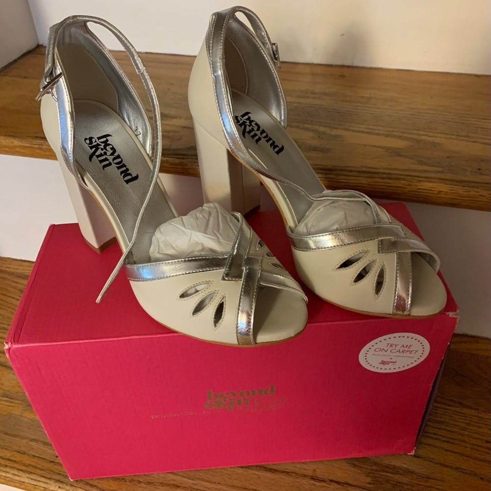 Faux suede shoes